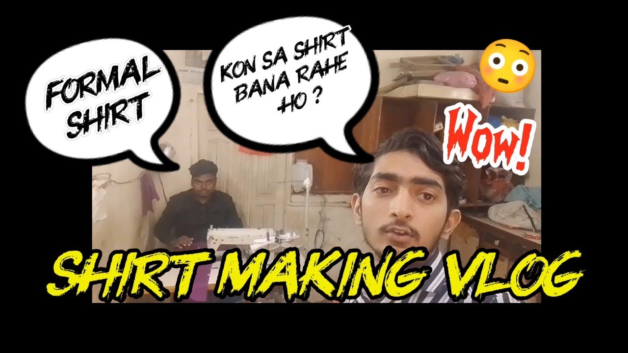 Formal Shirt Making 🔥| #shirts #vlog #shirtmaking #formalwear 