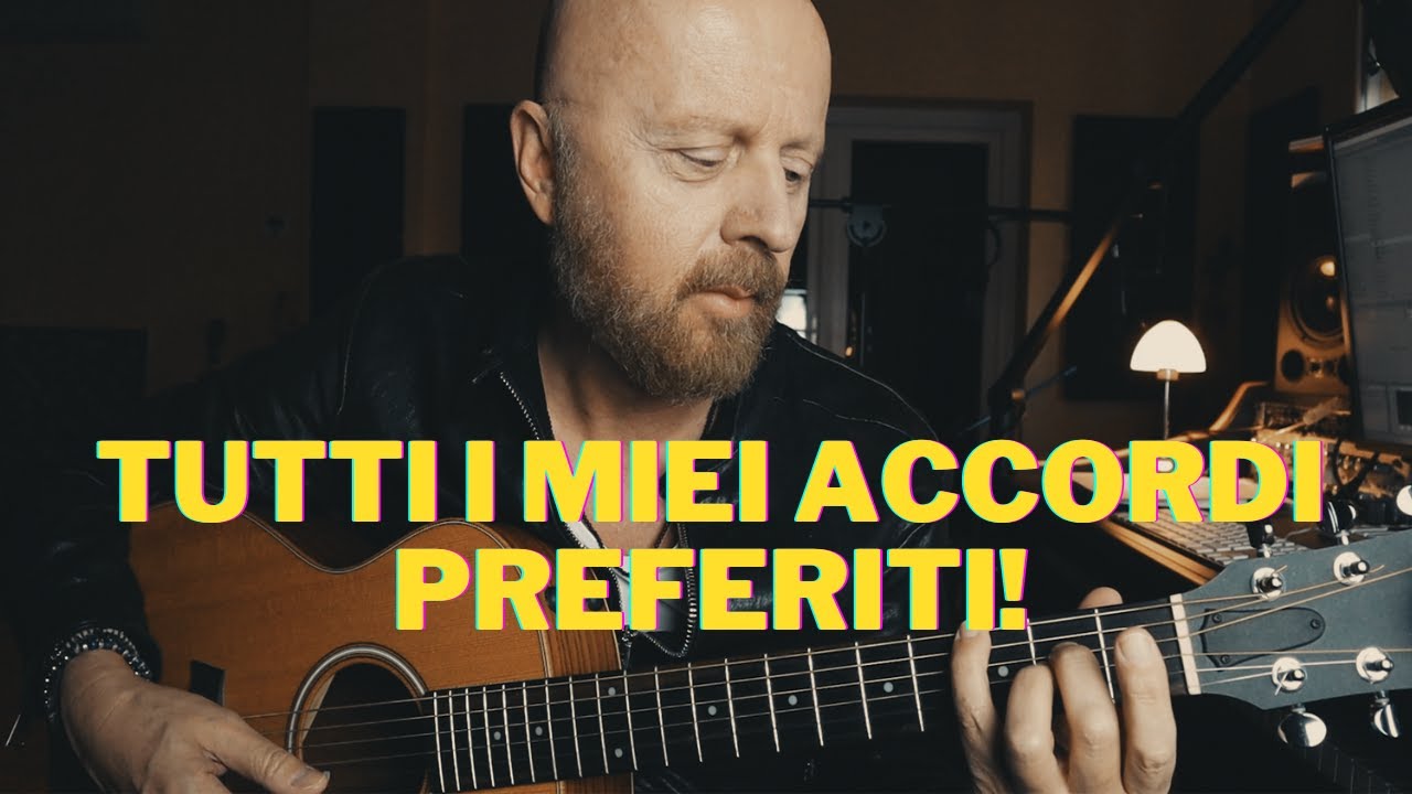 35 (!) accordi APERTI, già ordinati in progressioni armoniche per scrivere le vostre canzoni.