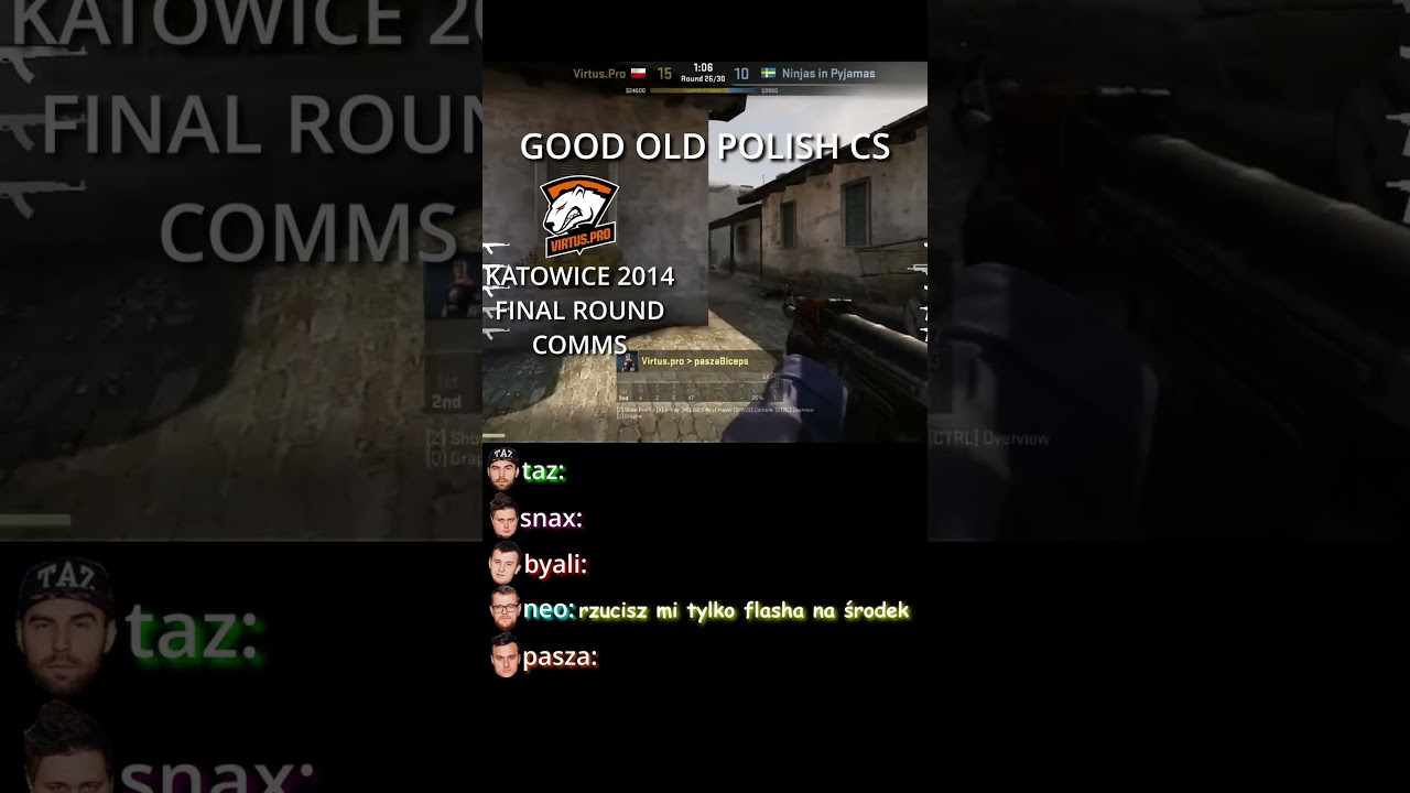 KATOWICE 2014 virtus pro FINAL ROUND moment #csgo #virtuspro #2014