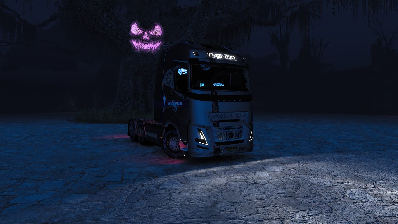 歐洲模擬卡車2(ETS2)  萬聖節活動👻 我以為我再考駕照🤣