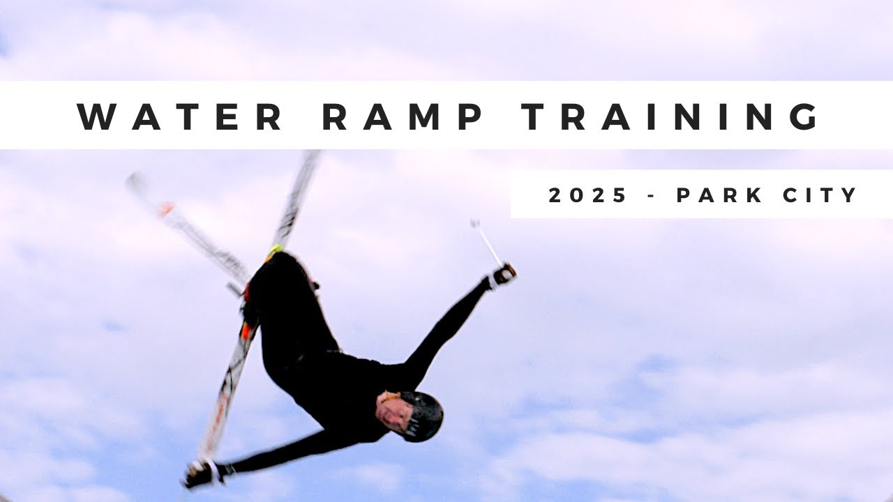 US FIS Mogul Team Training - Water Ramps - Park City, Utah - 2025