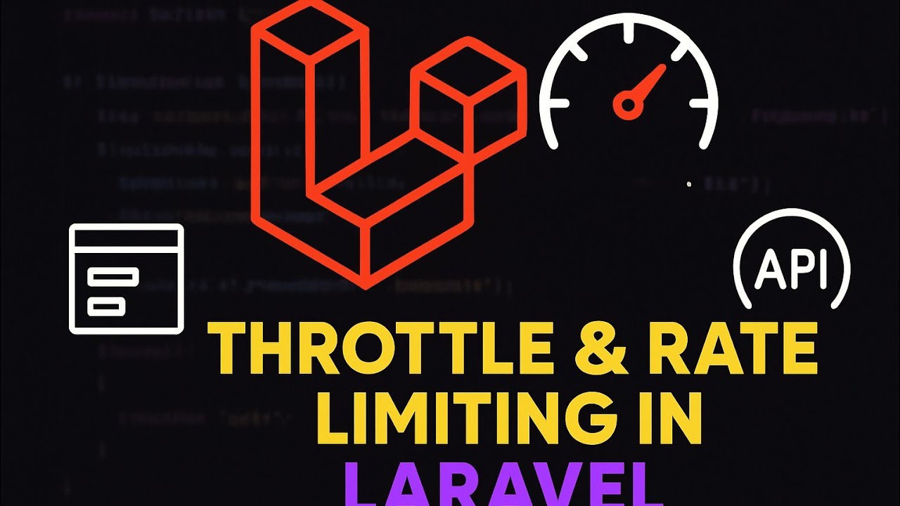how throttle and rate limiting api works in laravel with example watch once never forget #shorts