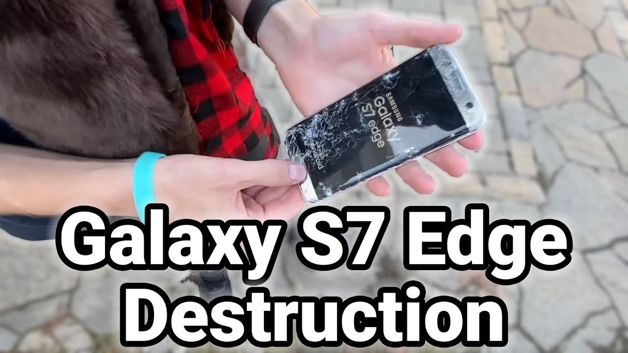 Тест на падение и разрушение Samsung Galaxy S7 Edge