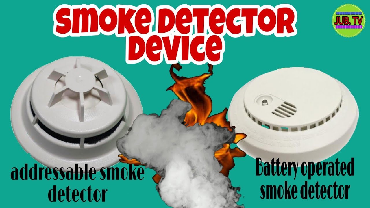 FIRE ALARM DETECTOR PAG KAIBA NG ADDRESSABLE AT BATTERY OPERATED SMOKE DETECTOR