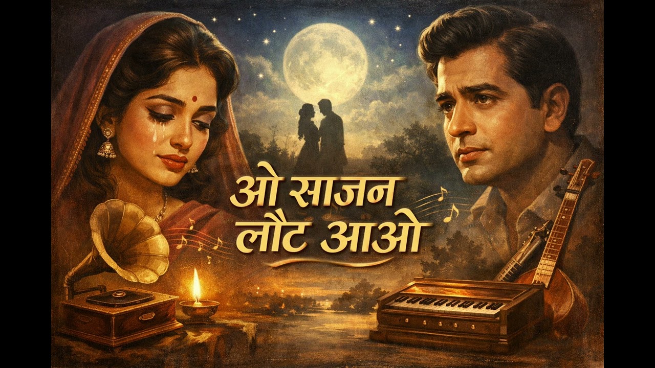 ओ साजन लौट आओ | Heart Touching Old Hindi Song | Sad Romantic Melody | 90's sad romantic song | 