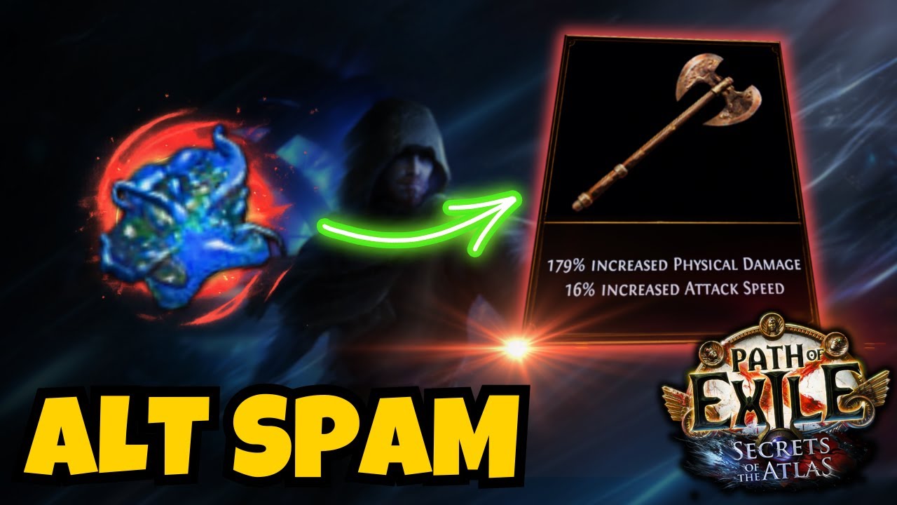 Превращайте изменения в божества – 21D/Hour Vaal Axe Alt Spam Strategy