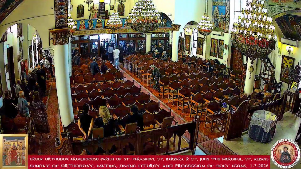 Sunday of Orthodoxy, Matins, Divine Liturgy & Procession of Holy Icons, 1-3-2026