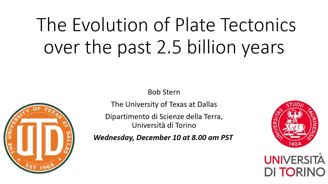 The Evolution of Plate Tectonics