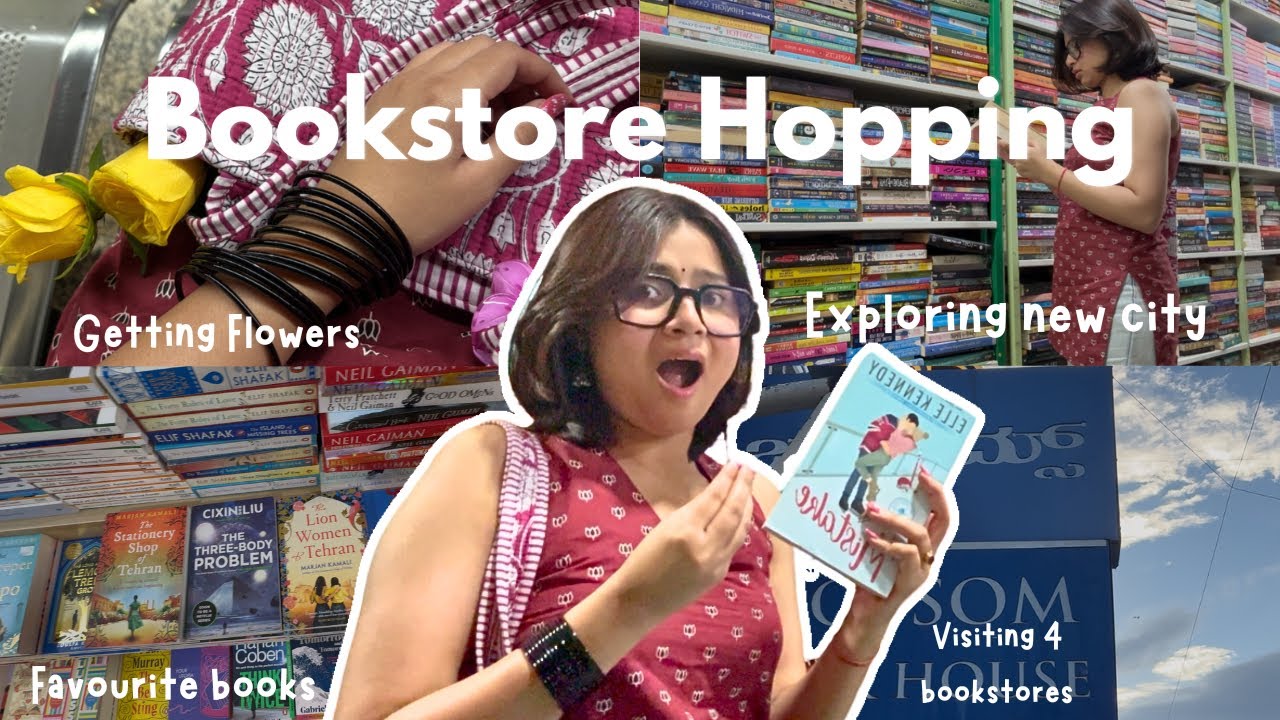 Visiting 4 bookstores in a day 😭💕