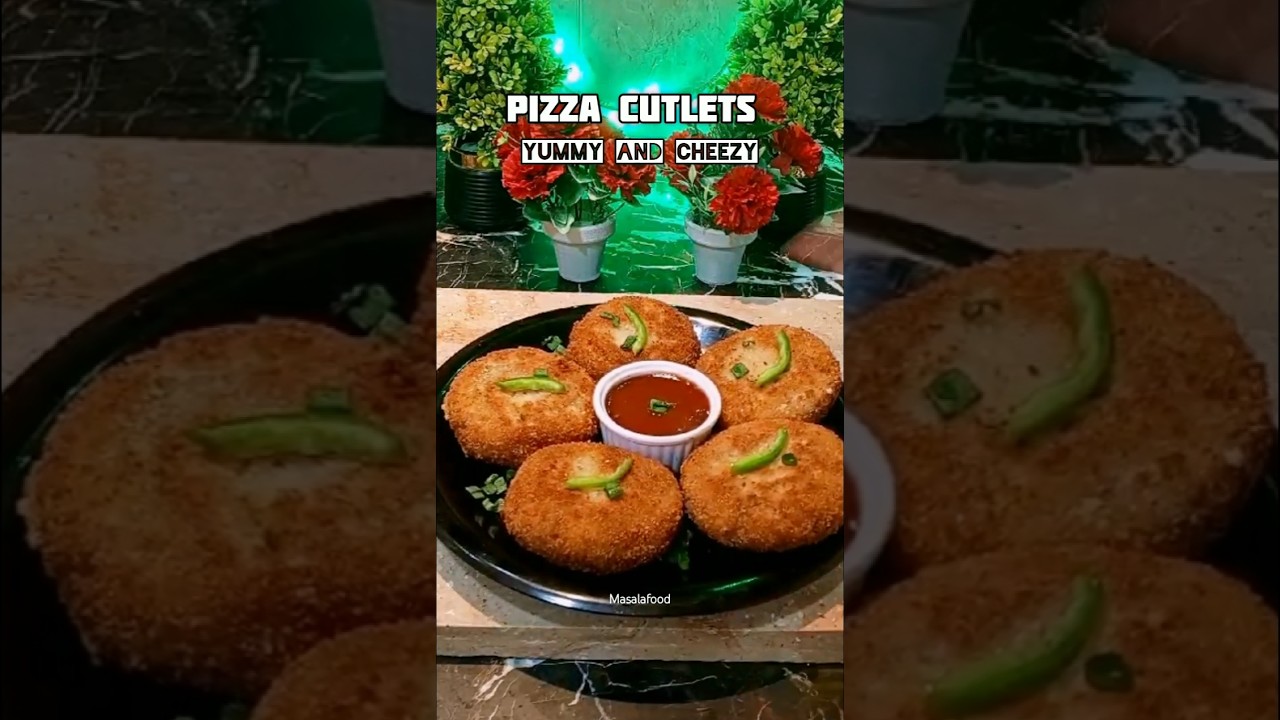 Pizza Cutlet Recipe 😋😋🤩🔥 #pizza #cutlet #cutlets #recipe #yummy #shorts #ytshort #yt #trending