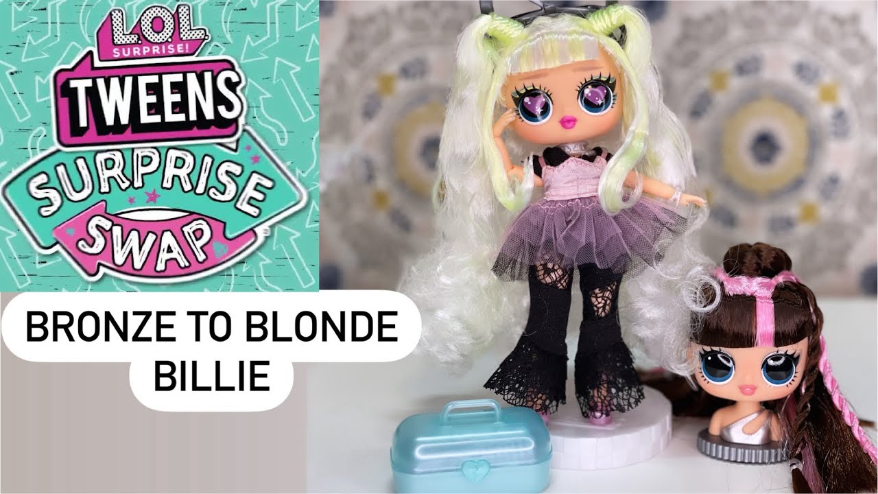 LOL Tweens Surprise Swap Bronze to Blonde Billie unboxing and review!
