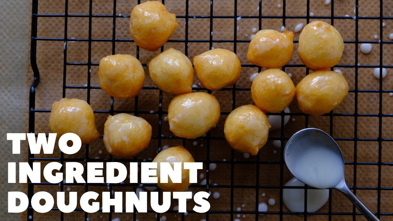 2 INGREDIENT GLAZED DOUGHNUT BALLS | BUR SOMALI [NO YEAST] | EASY RAMADAN, LOCKDOWN RECIPES