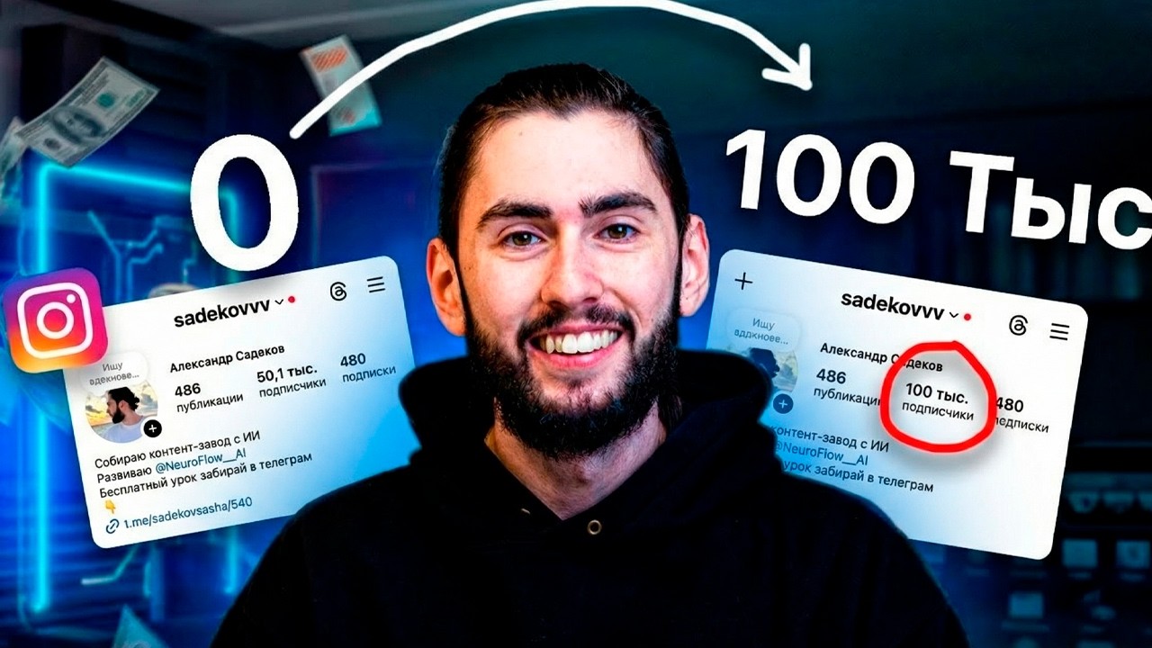 Как раскрутить Инстаграм в 2026 году (+100к подписчиков без рилс и плясок)