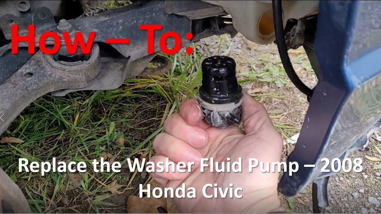How To Replace - Window Washer Fluid Pump - Honda Civic (2005-2010)