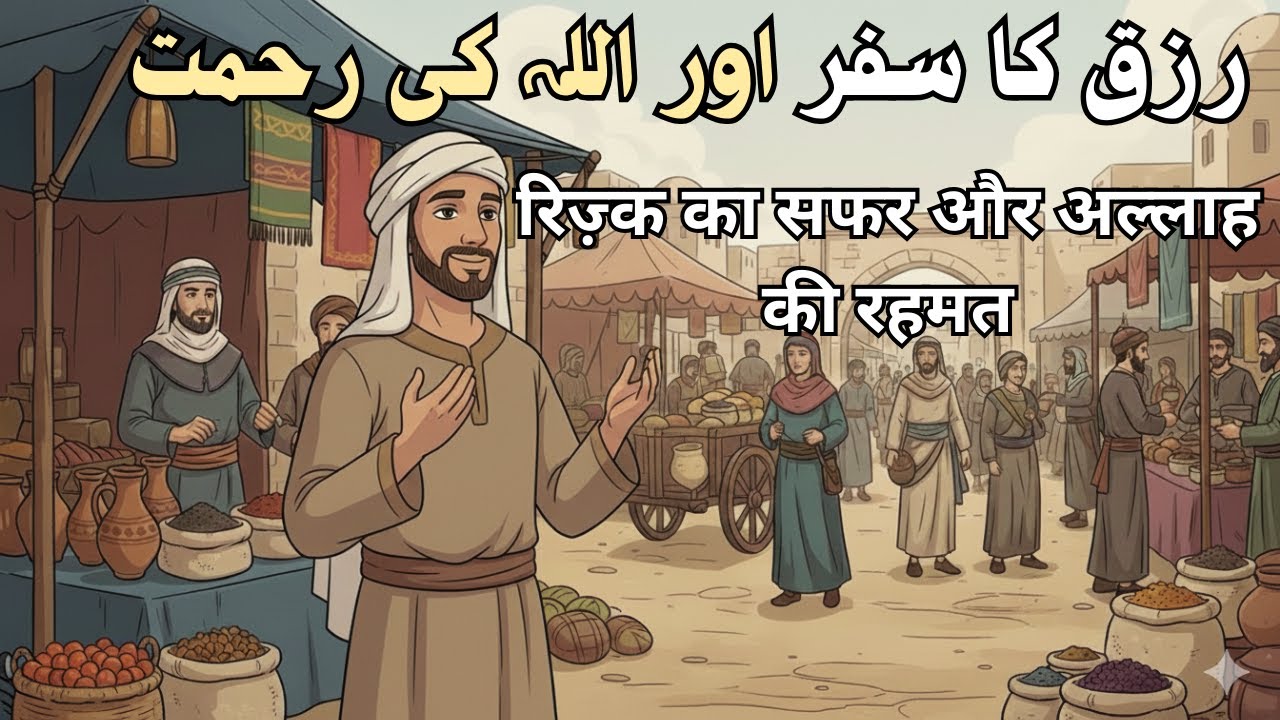 Rizq Dene Wala Allah Hai |رزق کا سفر |रिज़्क देने वाला अल्लाह है |Islamic Moral Story Urdu & Hindi|