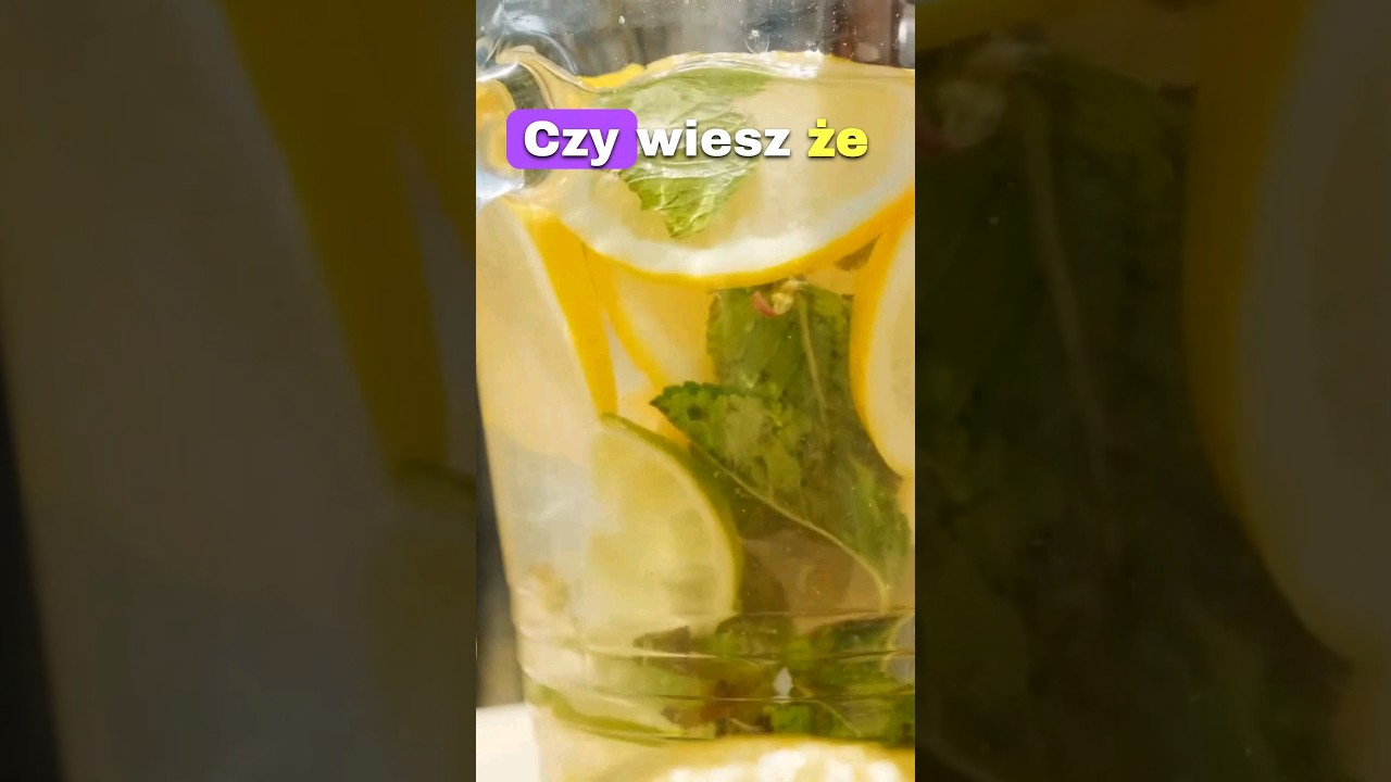 Czy wiesz, że napar z cytryny i ciepłej wody ... ? #lemon #cytryna #video
