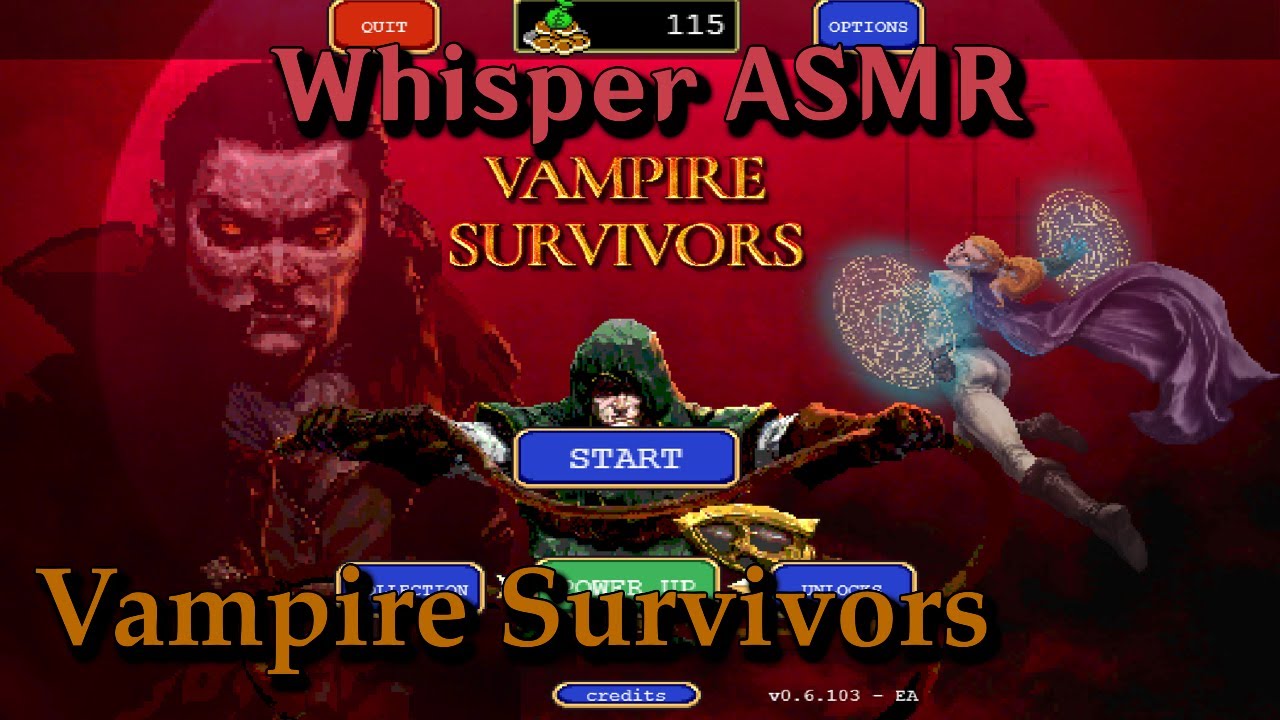 Vampire Survivors ASMR! Let's Survive~