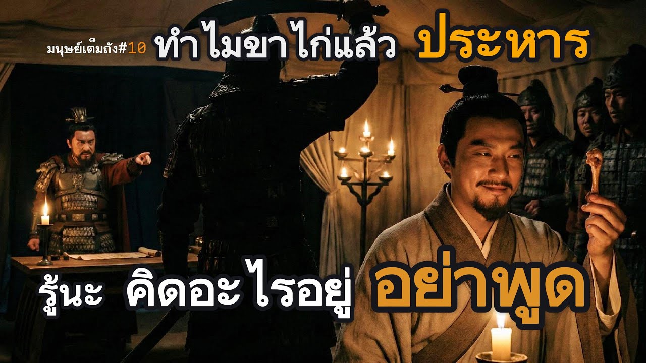 เอียวสิ้ว ทำไมขาไก่แล้วประหาร รู้นะคิดอะไรอยู่ อย่าพูด สามก๊ก พอดแคสต์ - มนุษย์เต็มถัง podcast EP10