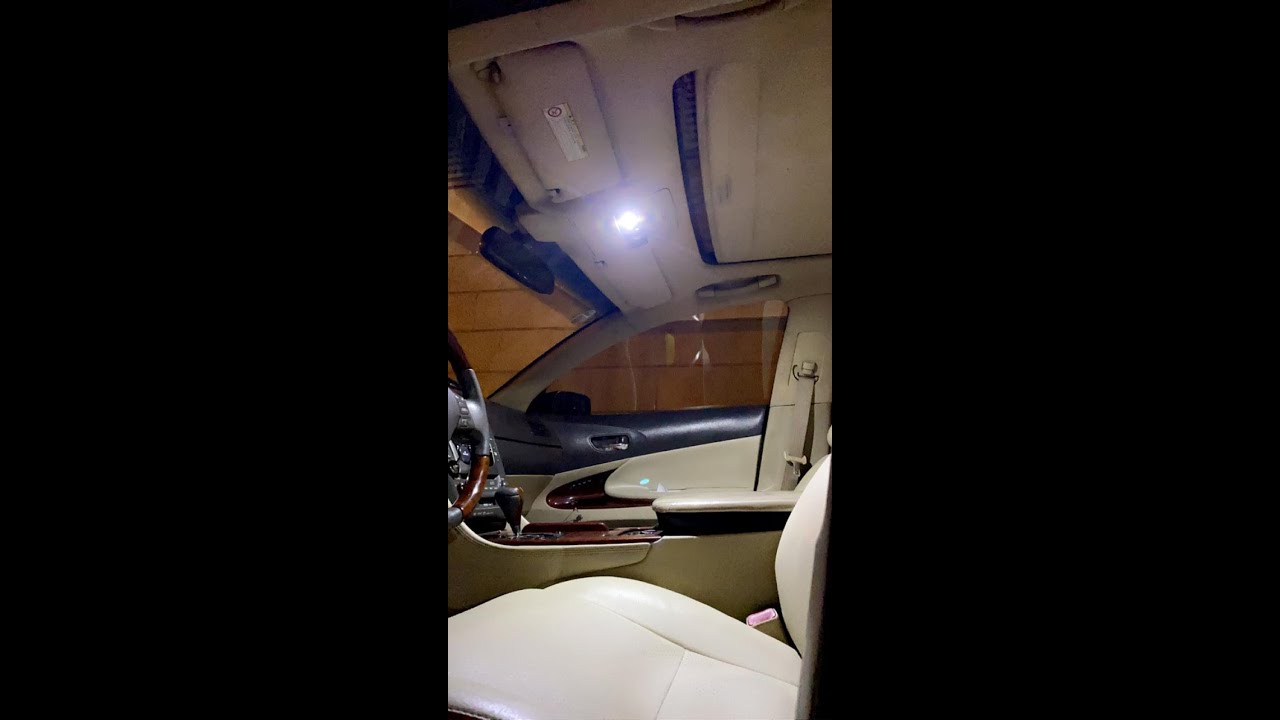 Lexus gs 300 . 430 . 460 تعديل انوار لكزس جي اس الداخلية
