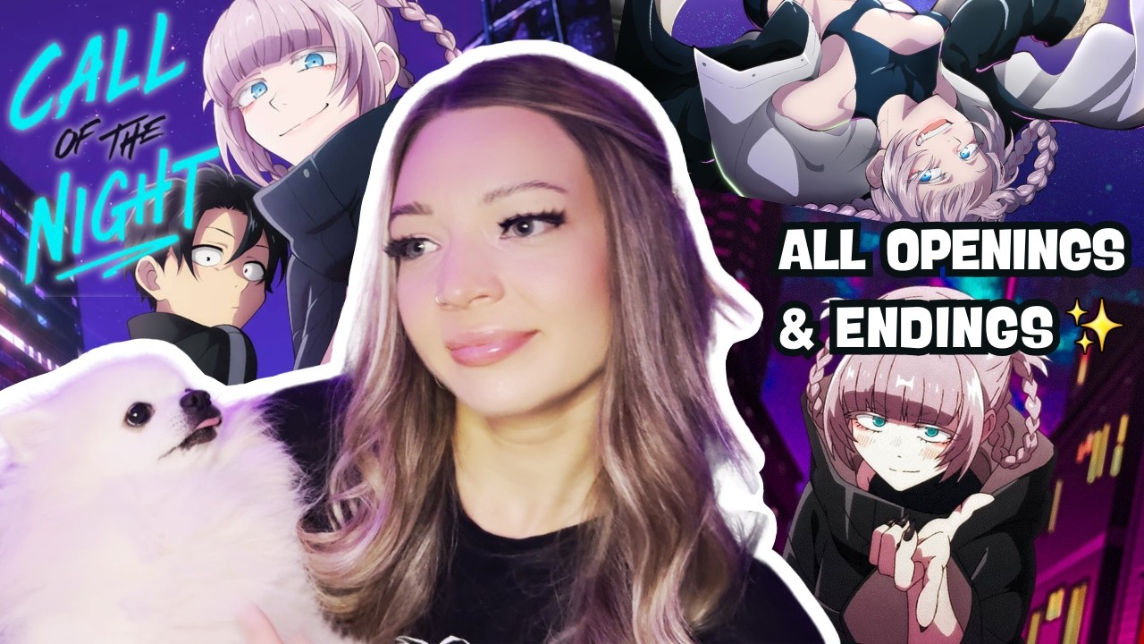 Anime Openings Reaction 🌌✨ First Time Watching Call of the Night (Yofukashi no Uta, OPs + EDs)