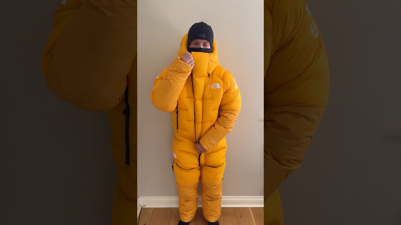 The North Face Summit Series Himalayan Suit 🏔️❄️ #asmr #asmrunboxing #thenorthface #mountain