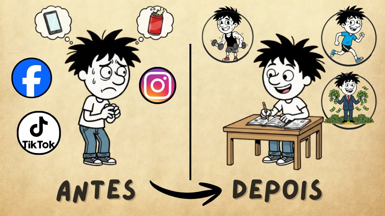 Como REPROGRAMAR seu cérebro para ser VICIADO em disciplina  (jejum de dopamina)