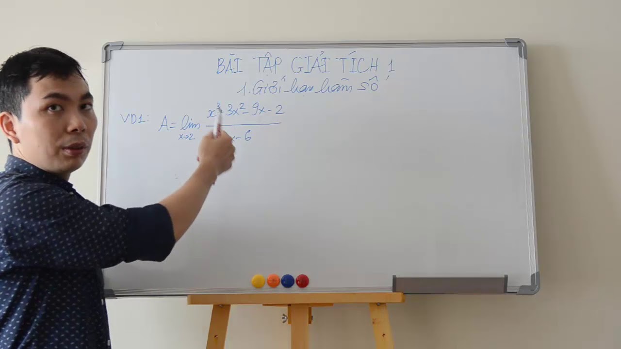 GIẢI TÍCH 1 - Giới hạn của hàm số - Phần 1