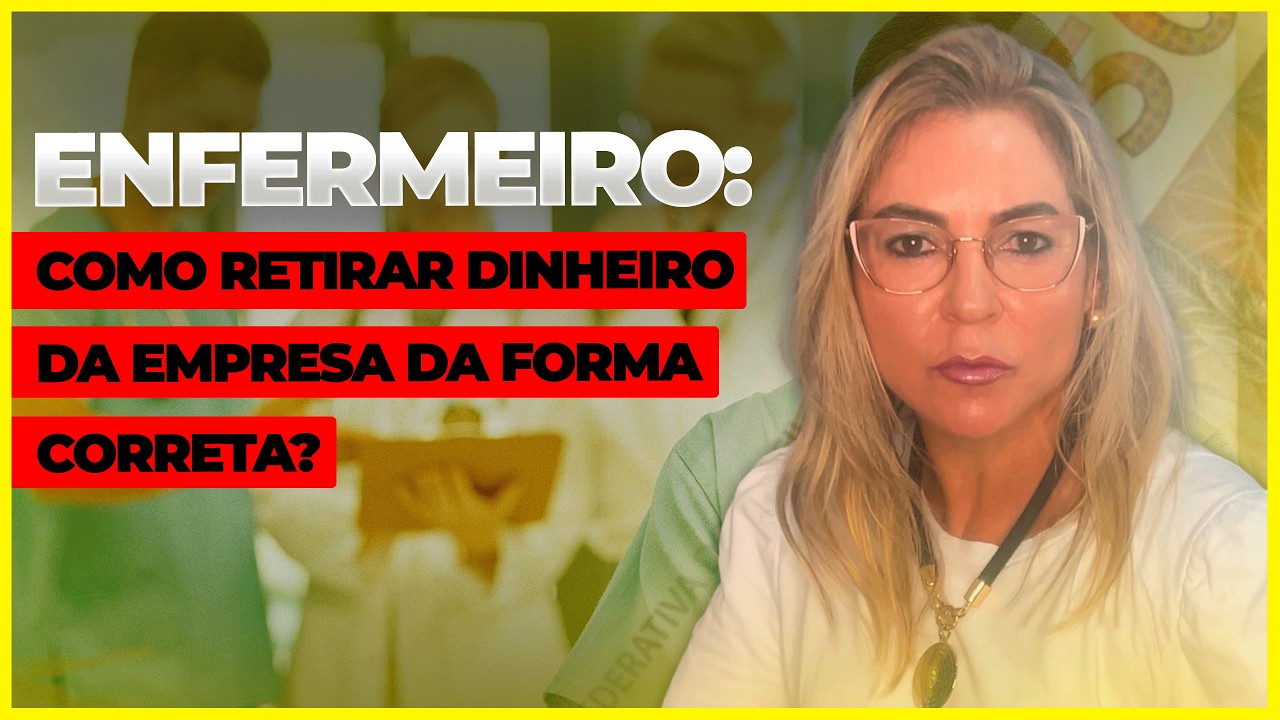 Enfermeiro com CNPJ: Como Retirar Dinheiro da Empresa da Forma Correta e Pagar Menos Impostos