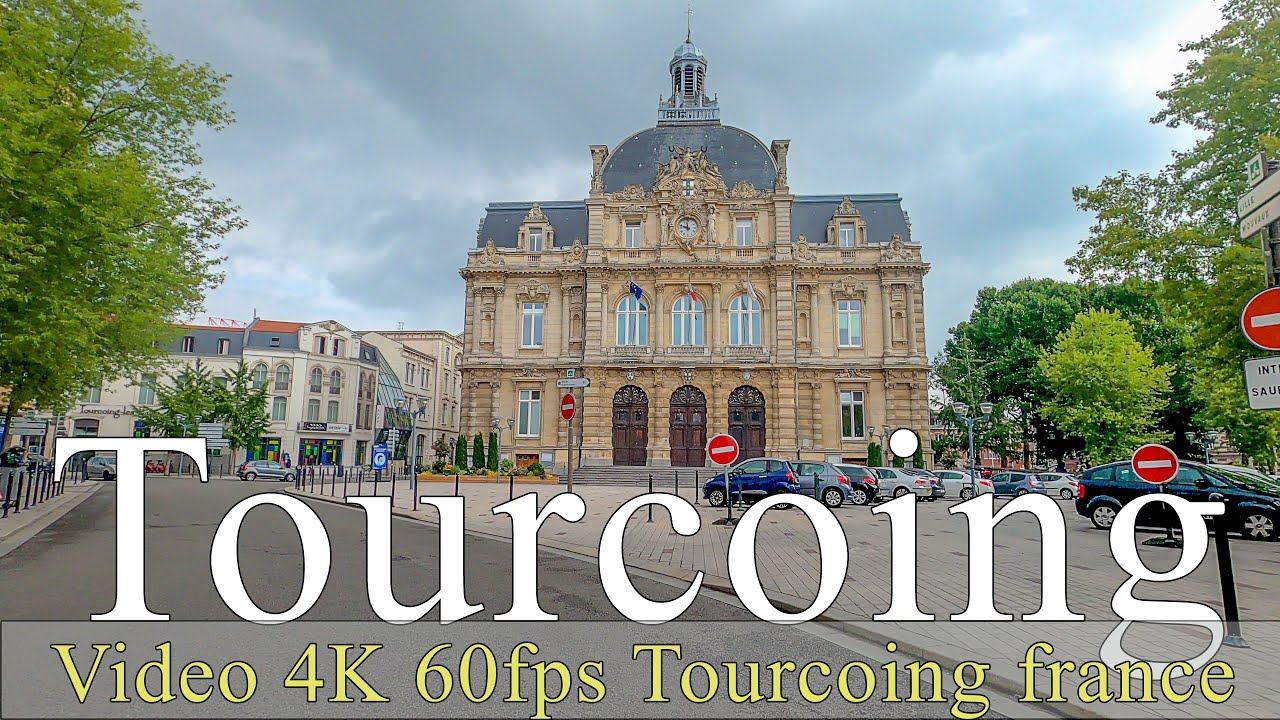 Tourcoing | France | 4K | walking |  City of Tourcoing | Virtual tours