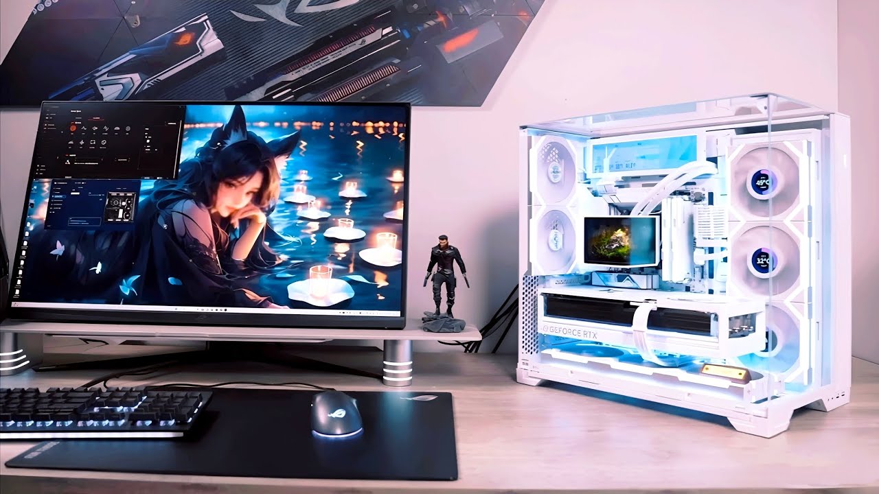 DREAM ASUS ROG ASTRAL RTX 5080 GAMING PC BUILD | RYZEN 7 9800X3D | Lian Li O11 Vision Compact