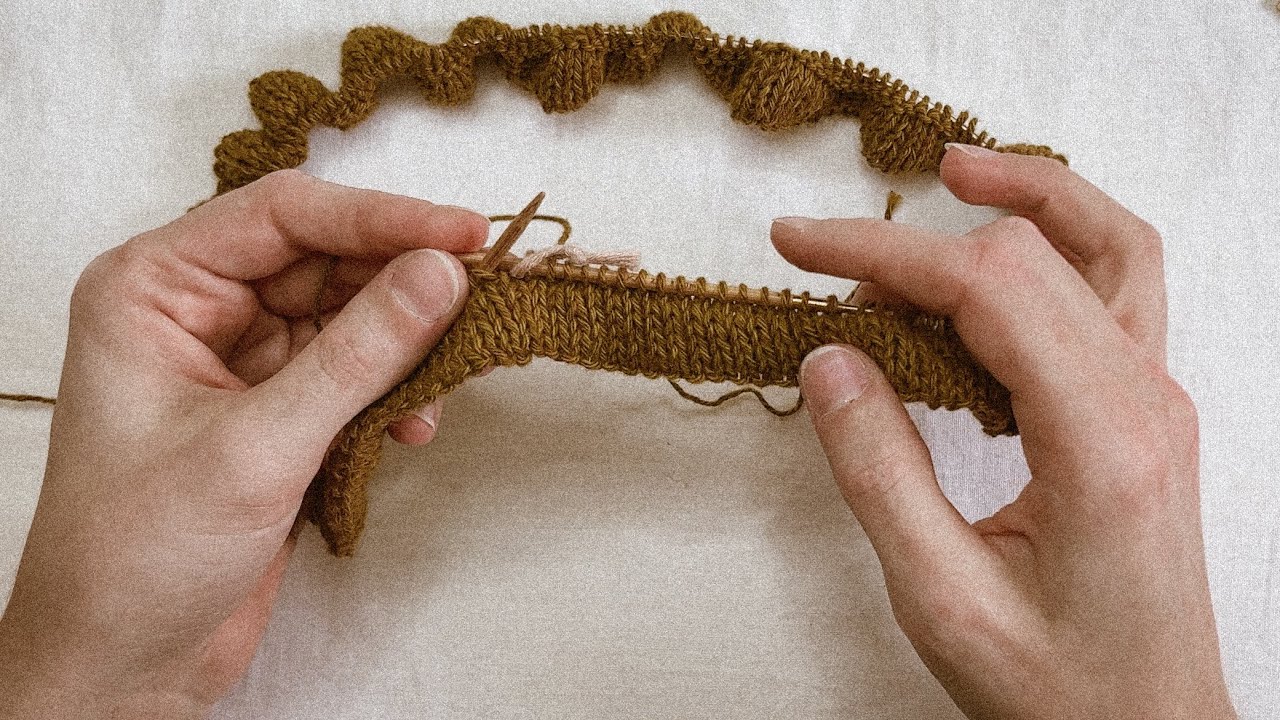 Knit a Folded Hem | Knitting Tutorial