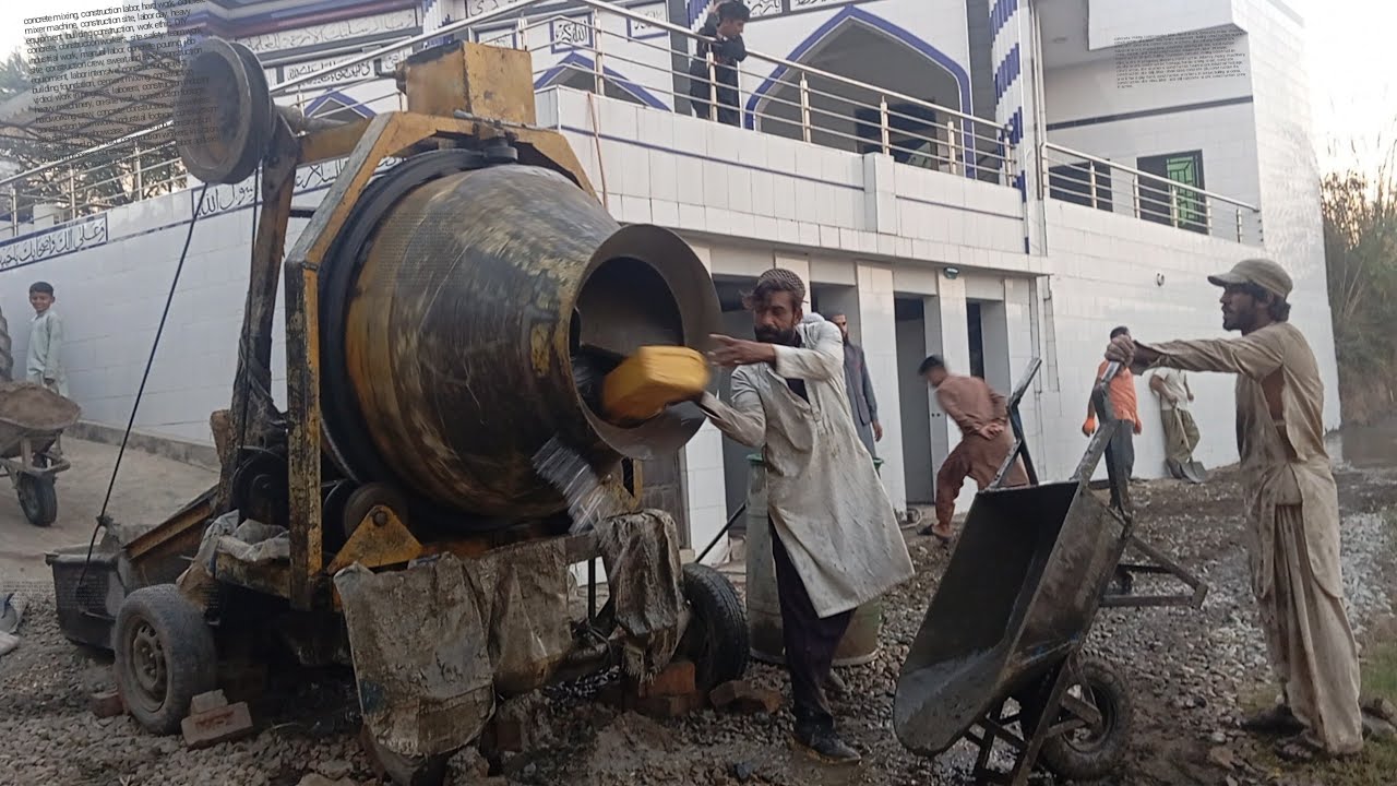 The Real Sweat The Concrete Construction  HARD WORK OF CONCRETE MACHINE CONTROL| DIY CONCRETE CEMENT