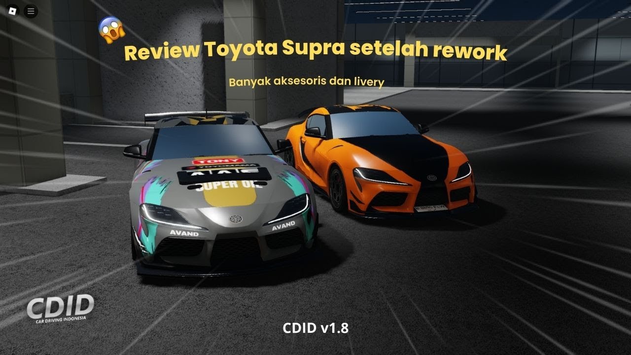 Review Toyota Supra setelah rework apa aja perubahannya? | Car Driving Indonesia Roblox