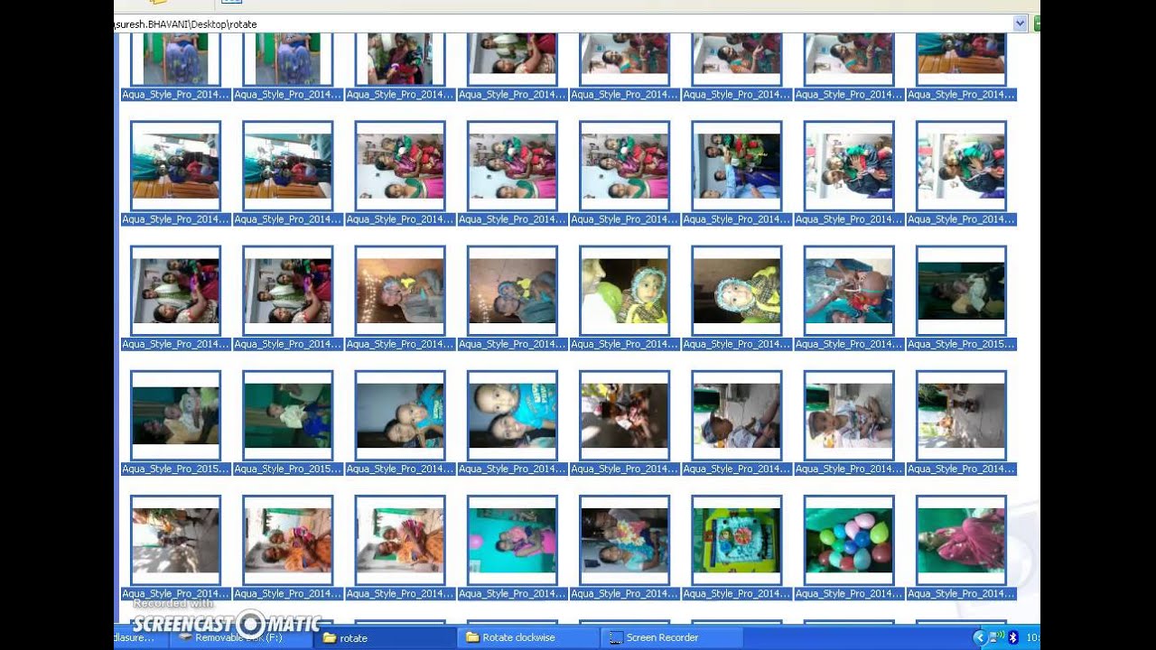Rotate all images with a single click