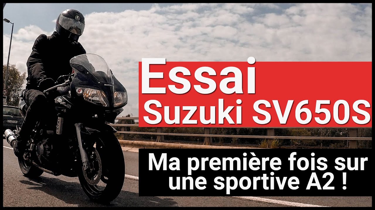 Je perd son rétroviseur pendant le test ! - ESSAI SUZUKI SV650S 2005 A2
