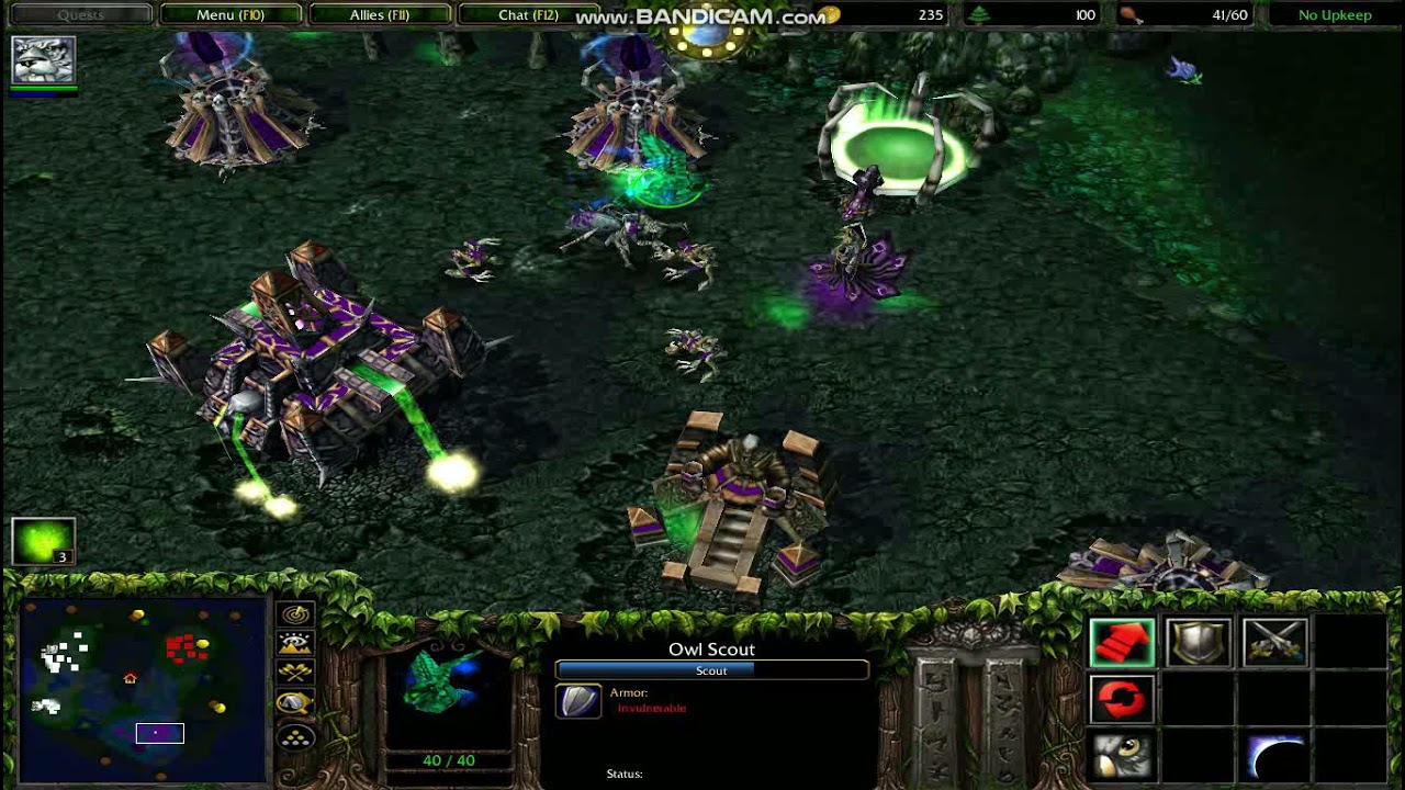 Warcraft 3 The Frozen Throne Tagalog Gameplay Custom Game (First time)