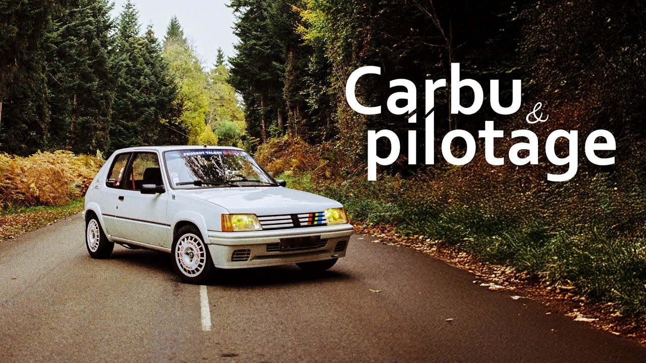 205 RALLYE - CARBU ET PILOTAGE