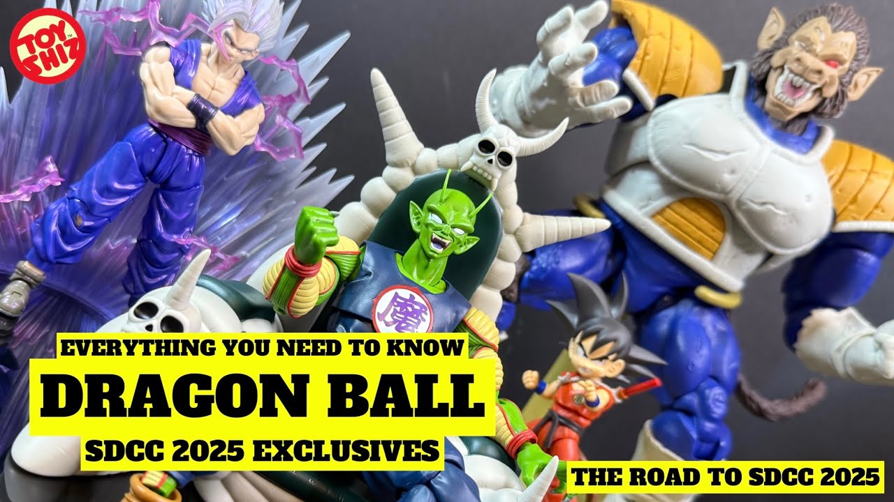 SDCC 2025 DRAGONBALL EXCLUSIVES FROM BANDAI!