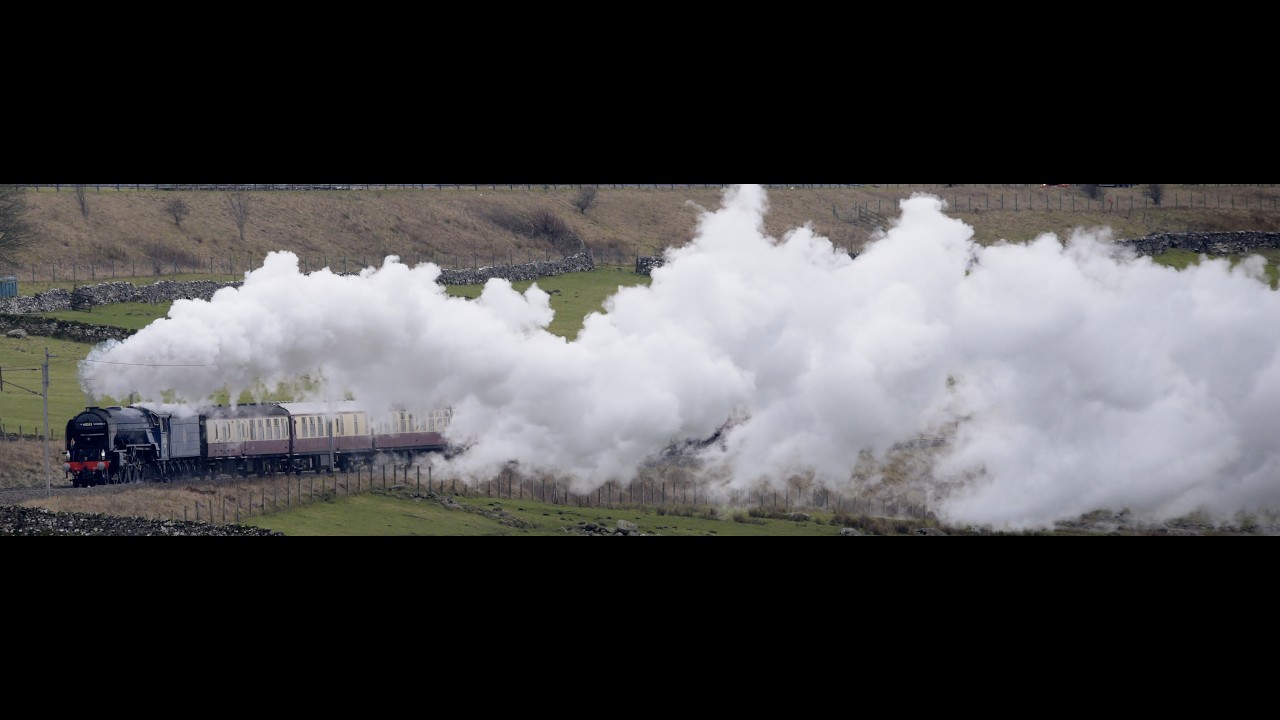 LNER '60532' Blue Peter Storms Over Shap Summit WCML Unassisted At 45MPH! 12/02/26