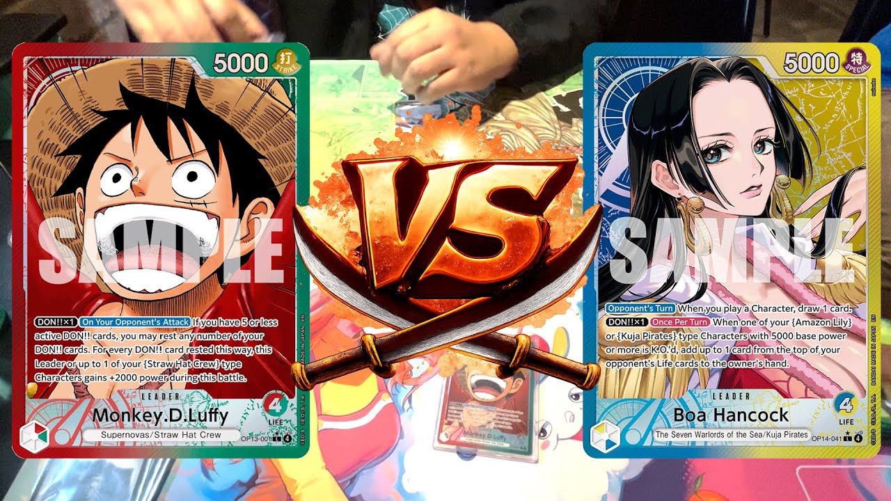 Op14 RG Luffy Vs UY Boa Hancock - Locals Gameplay OPTCG