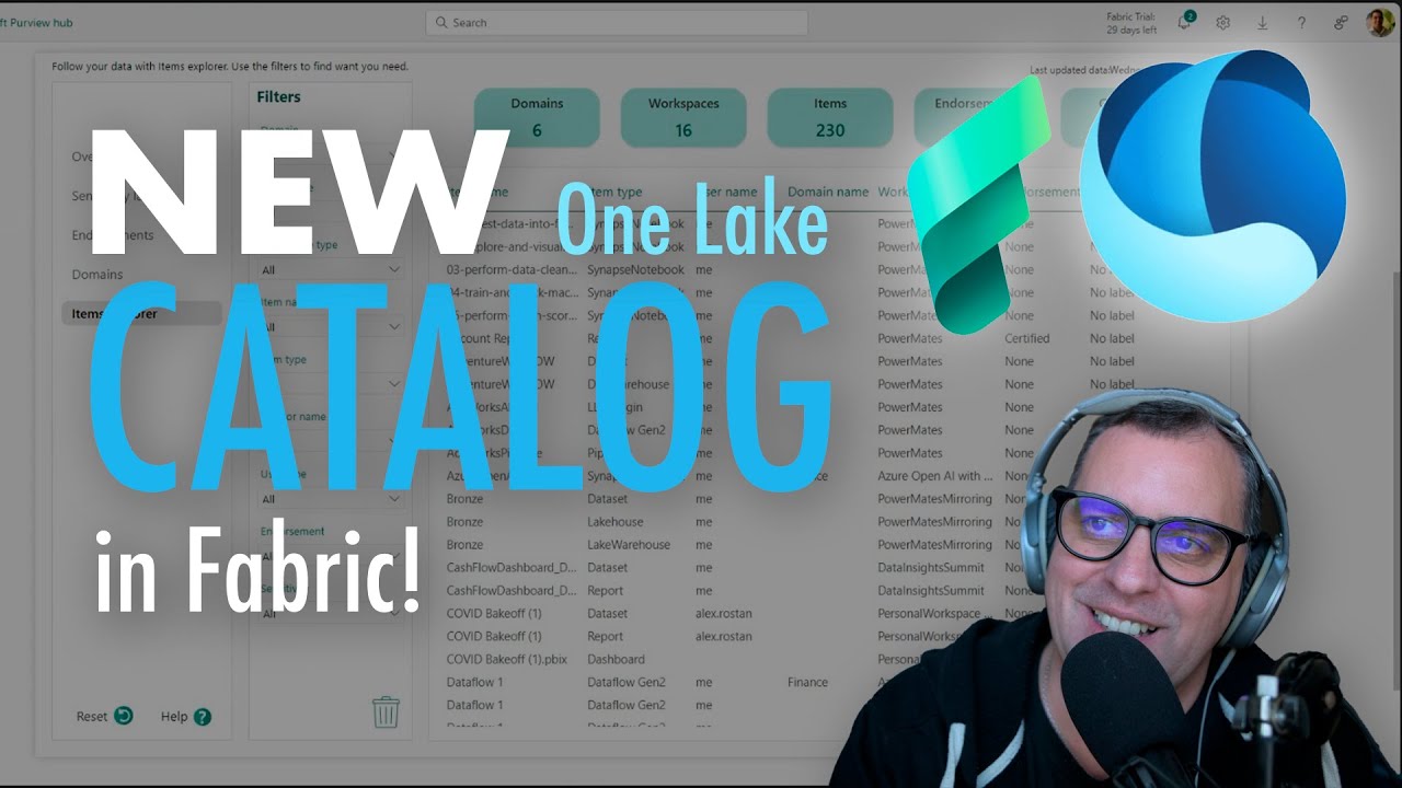 OneLake Catalog in Microsoft Fabric: What's New and Exciting #microsoftfabric #microsoft