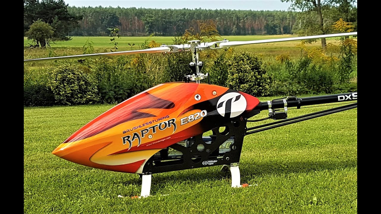 Raptor E820 von Thunder Tiger - Modifikationen - Frank `s heli info