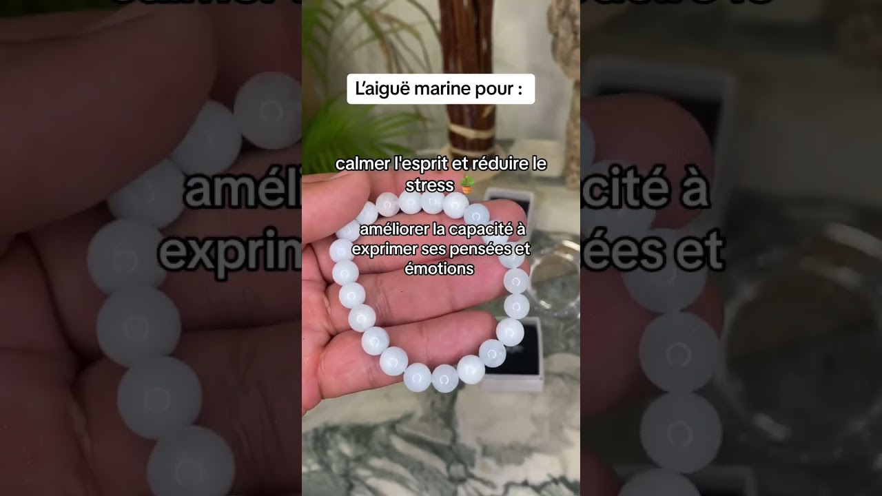 L&rsquo;aigue-marine 💎 #lithoth&eacute;rapie #bijouxfaitsmain #aiguemarine