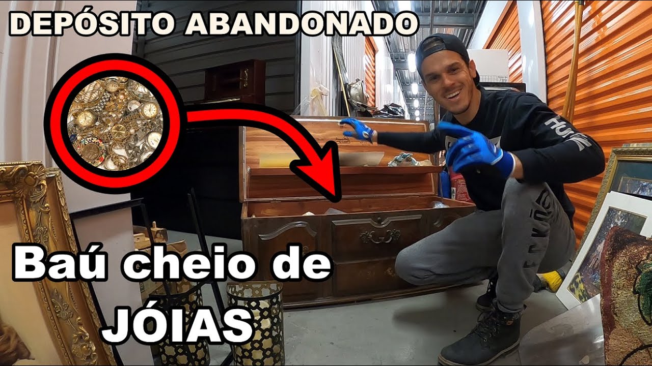 Achei um Baú com Jóias / storage abandonado