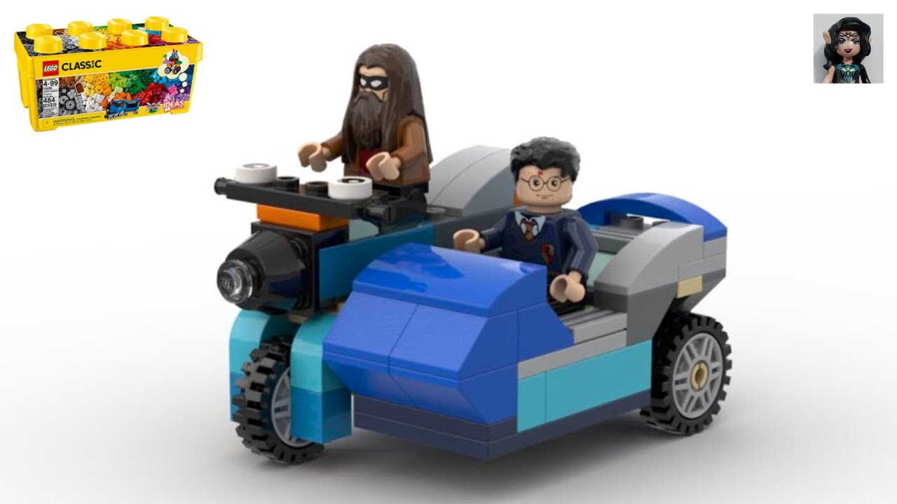 Harry Potter Motorcycle Lego classic 10696 ideas How to build
