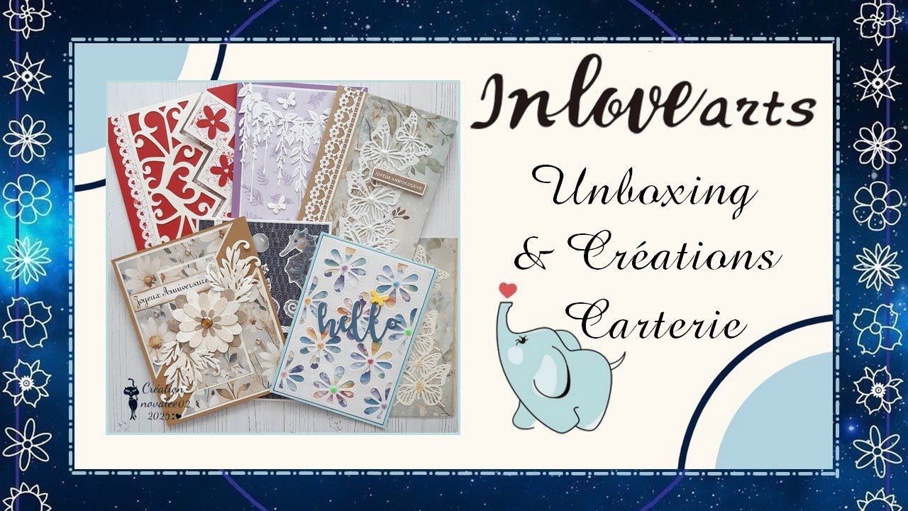 Créations 💕Cartes de Juillet ! #inlovearts💓