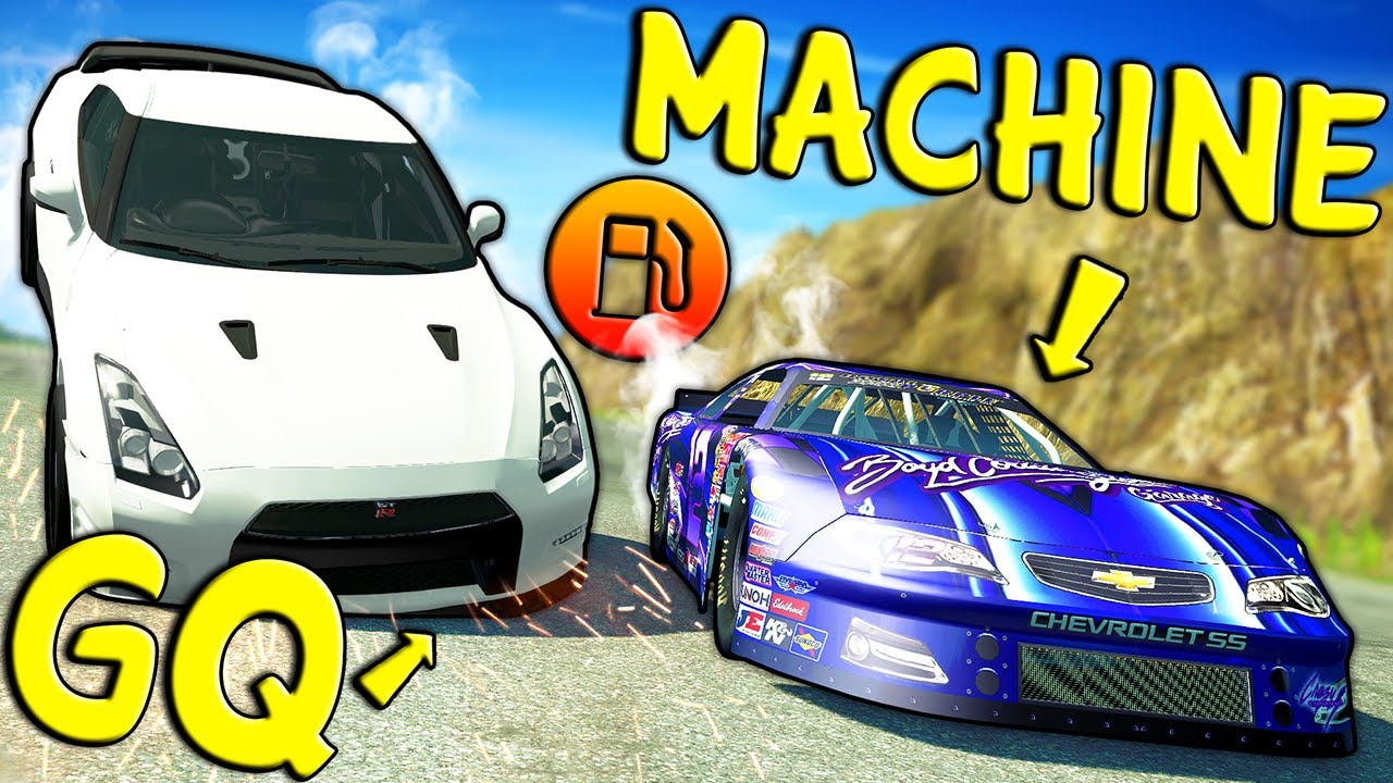 DESCEMOS a LADEIRA EMBALADO sem GASOLINA! BeamNG.drive MULTIPLAYER