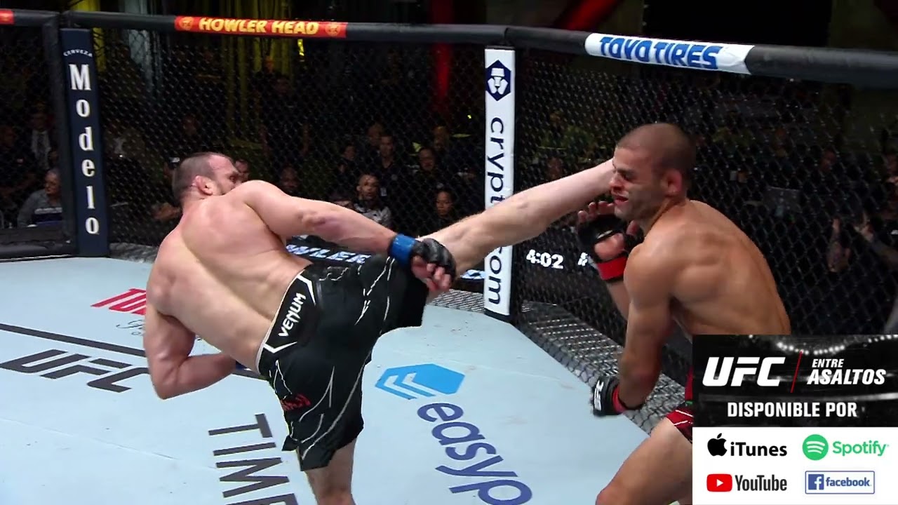 #UFCDenver Muslim Salikhov noquea a Andre Fialho
