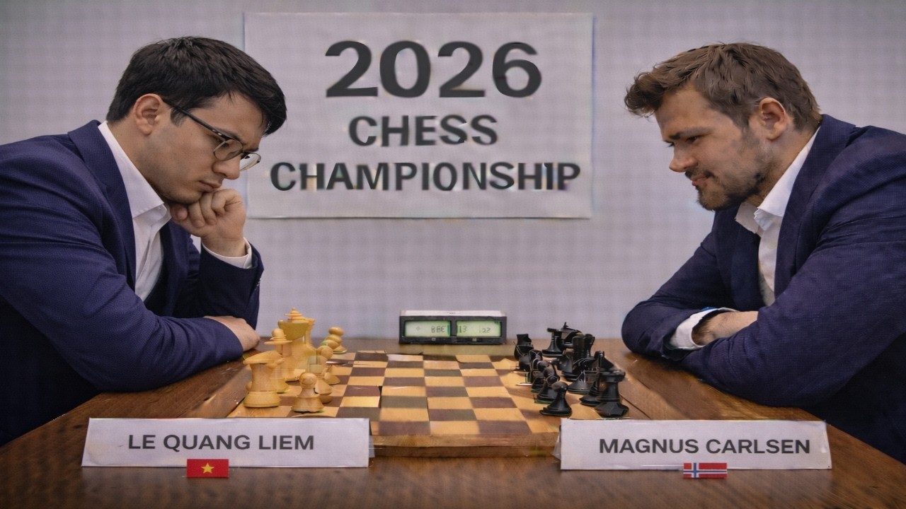 Le Quang Liem vs Magnus Carlsen. Titled Tuesday, 2026