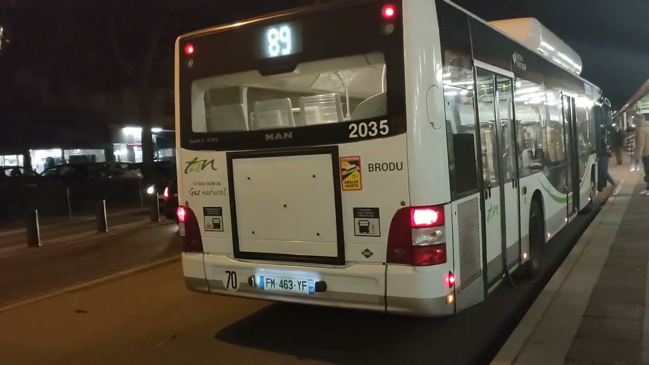 MAN Lion's City A21 NL273 CNG Voith #2035 | Ligne 89 déviée | TAN - Nantes